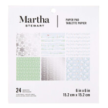 Martha Stewart Snowflake 6x6 Paper Pad 6 x 6 tum Multicolor