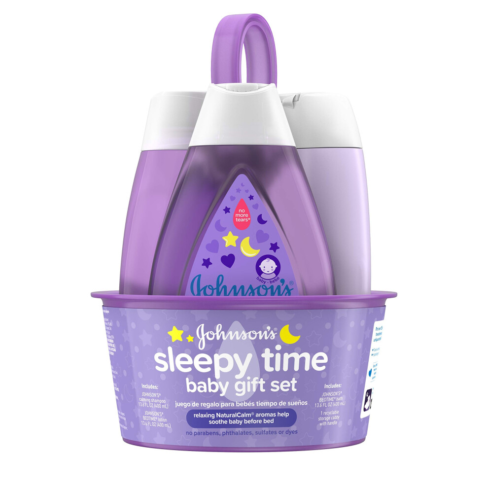 Johnson's Sleepy Time Bedtime Baby Gift Set with Relaxing NaturalCalm
