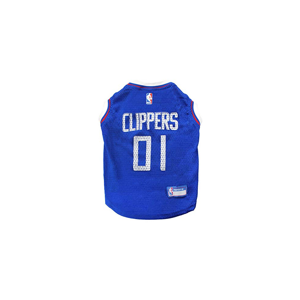 Photos - Dog Clothing NBA LOS ANgELES cLIPPERS DOg Jersey X-Large - Tank Top Basketball Pet CV-Stein-2