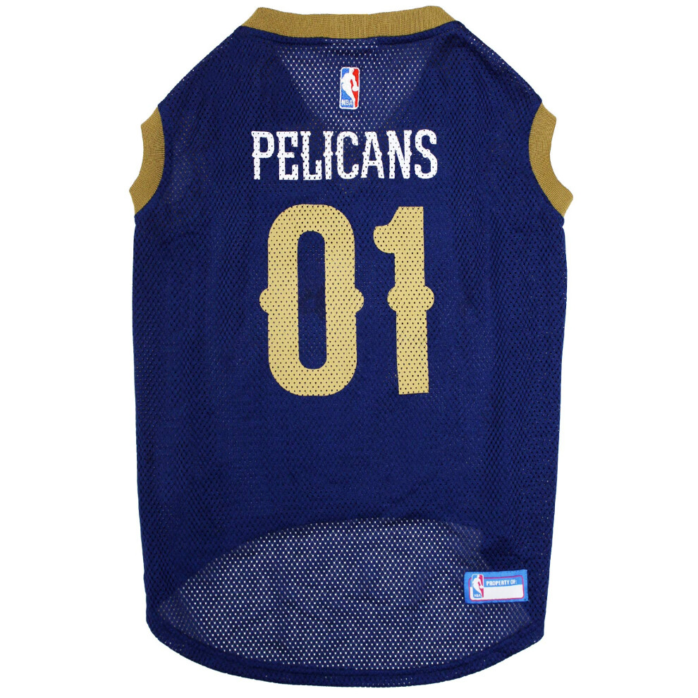 Photos - Dog Clothing NBA NEW ORLEANS PELIcANS DOg Jersey Small - Tank Top Basketball Pet J B07DKHQ4GX