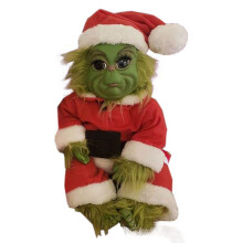 (Christmas Doll)Kinder 20cm Grinch Puppe Weihnachts Plüschspielzeug Wohnungsdekoration Weihnachtsgeschenke