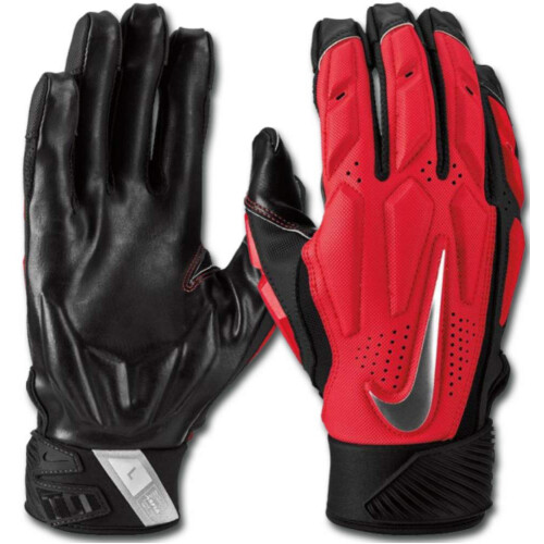 Nike Nike D EF Tackle 6.0 Handsker Red | Sort 3xl