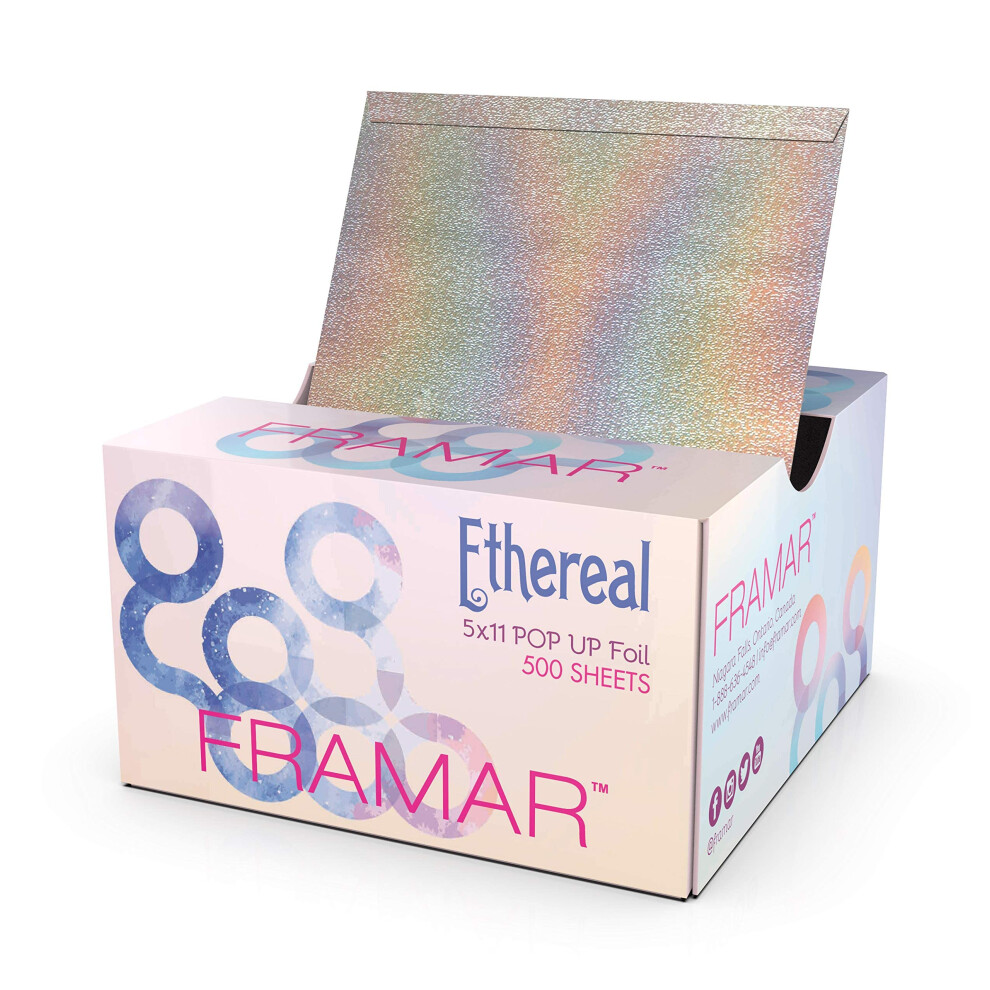 Feuilles de papier d'aluminium pour cheveux Framar Ethereal Pop Up