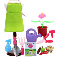 Sophias 16 -stykke Smithsonian STEM Karriereindsamling Horticulturist Garden Set til 18 """" Dolls MultiColor