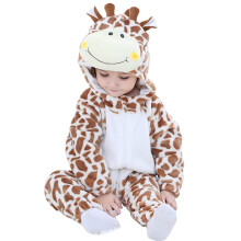 MerryJuly Unisex-baby Animal Onesie Costume Cartoon Animal Outfit Homewear Baby One-Piece Rompers(100cm/(18-24 Months)  Giraffe)