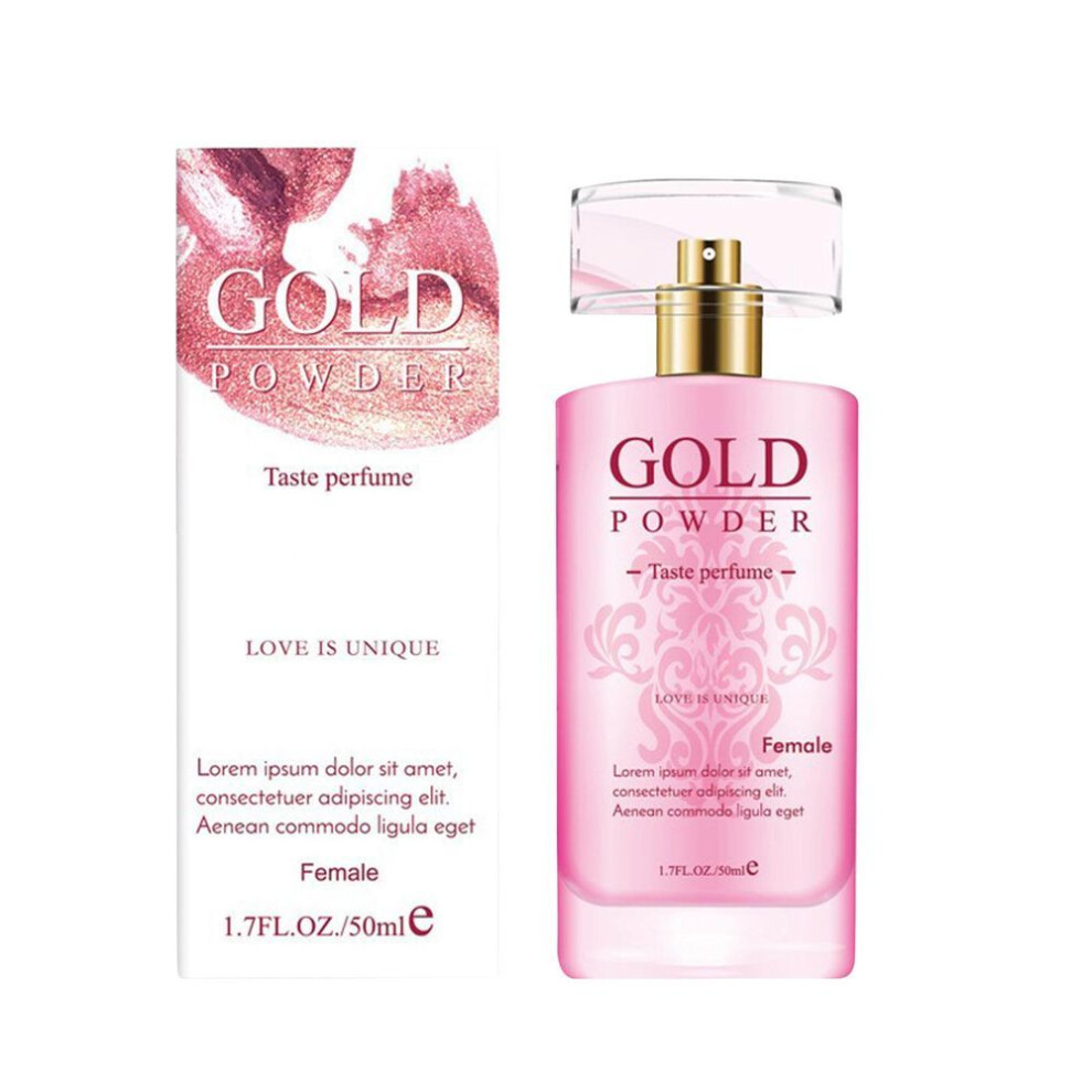 (pink, One Size) Pheromone Gold Powder Perfume, Perfume To Attract Opposite Gender. Pheromone Perfume, Indispensable Oil Perfume For Dating 50ml