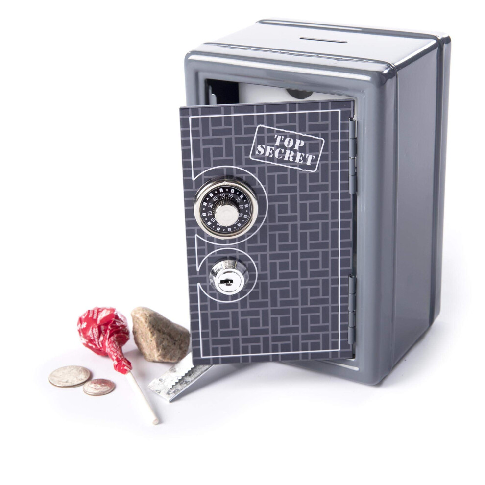 Coffre-fort et banque top secret Fat Brain Toys - Tirelire verrouillable pour les 5 ans et plus
