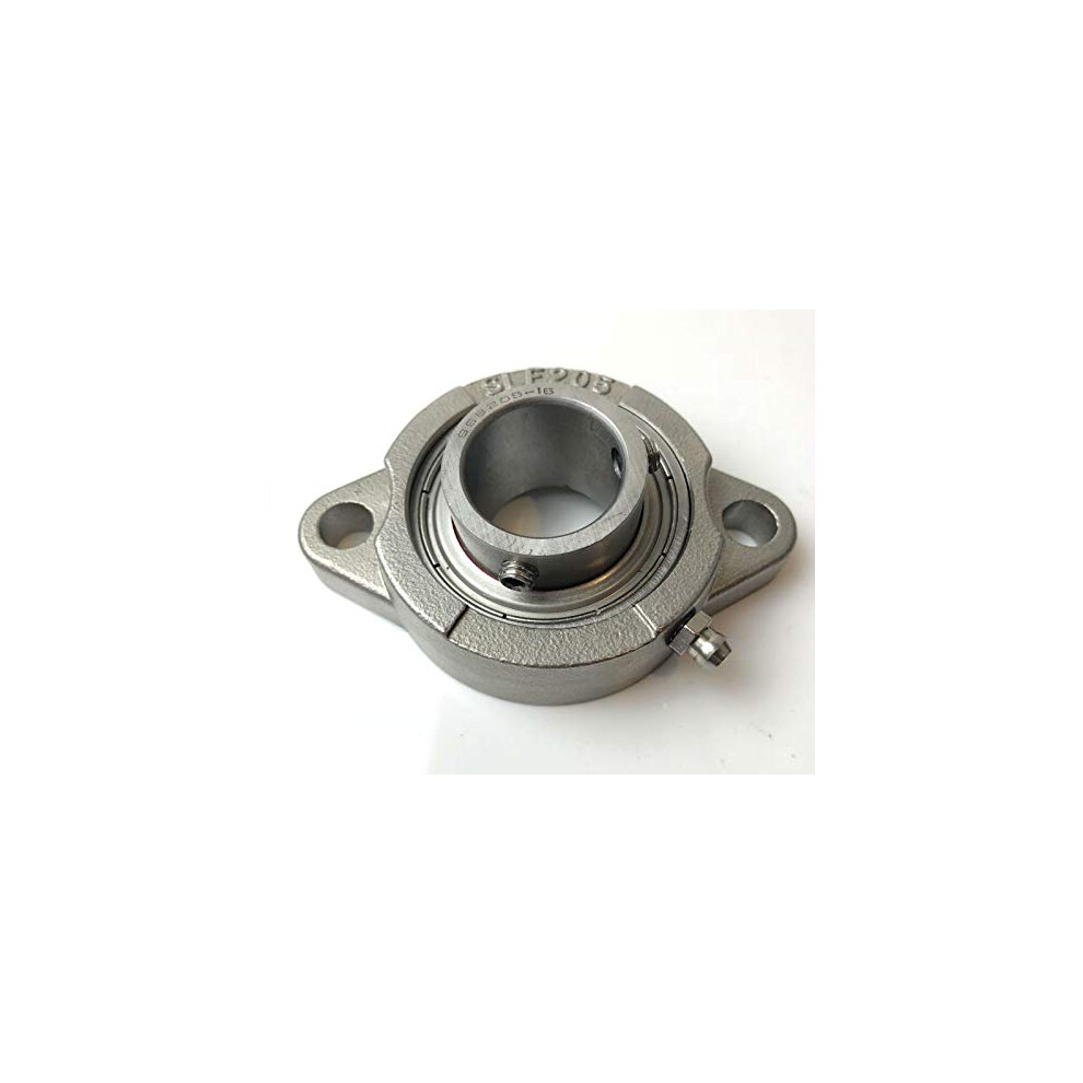 Bearing 1In Dia 2 Hole Flange Stainless 724920109161