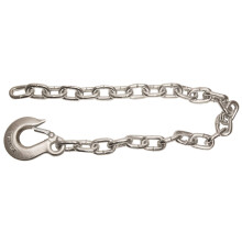 Produkty kupujacy B03835SC Klasa 4 Lancuch bezpieczenstwa przyczepy z kute haczyka z cynkiem Cynk 35 """" lancuch 3/8 """" Srednica lancucha 30 Cewka
