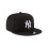 New Era New Era New York Yankees Mens Basic Basic Black and White 9Fifty Snapback 950 3