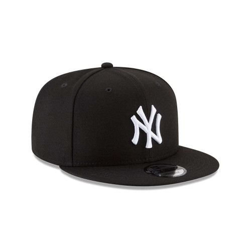 New Era New Era New York Yankees Mens Basic Basic Black and White 9Fifty Snapback 950 2