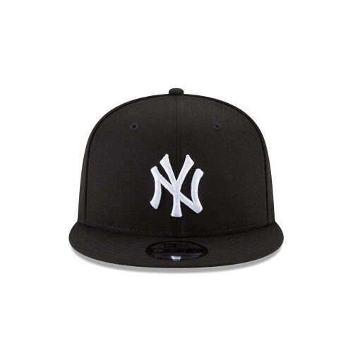 New Era New Era New York Yankees Mens Basic Basic Black and White 9Fifty Snapback 950 1