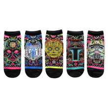 STAR WARS Sugar Skull Ornate Juniors/Dam 5-Pack Ankelsockor Storlek 4-10