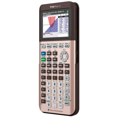 Texas Instruments TI-84 Plus CE Farbgrafik-Taschenrechner Ros  gold ( 2
