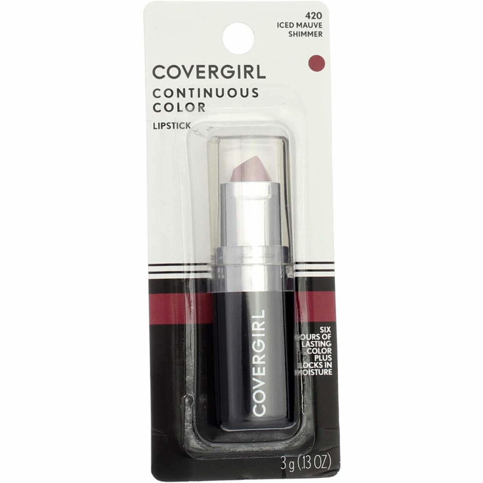 CoverGirl Continuous Color Lipstick Iced Mauve