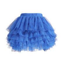 Dievcensk tutu sukna pre batolat , 6-vrstvov tylov tutu sukna 1-8T modr