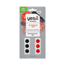Yes To Tomatoes Detoxifier Charcoal Pimple Zapping Dots | 24 Patches | Paraben & Cruelty-Free