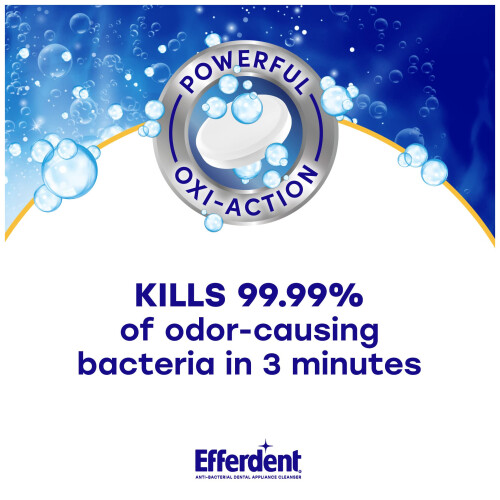 Efferdent Retainer Cleaning Tablets  Denture Cleanser Tablets For Dent 2