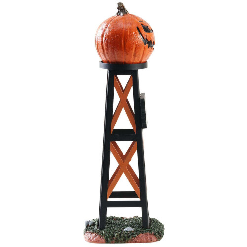 Lemax Evil Pumpkin Water Tower #83341 2