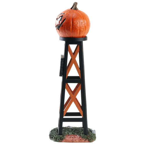 Lemax Evil Pumpkin Water Tower #83341 1