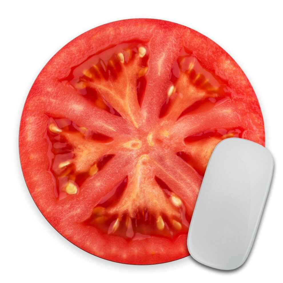 Tomato Slice Mousepad Tropical Mouse Pad Fruit Mousepad Vegan Mouse Pad Funny Present Food Mousepad 5904475351238