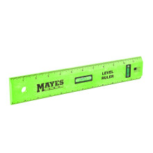 Mayes 10742 polisztirol szintvonalz, 12"""" preczis mro- s szintezoeszkz vzszintes s vzszintes fiolk SAE-vel s kzppontkereso sklval a ke