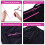 Ανταλλακτικά Σχοινιά με Εύκολο Νήμα για Παντελόνια Σορτς Μπουφάν (Μαύρο, Λευκό) 2