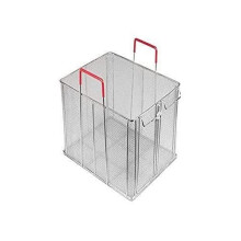 Winco MPN-1613 16,5'' x 13,5'' x 10'' ruostumattomasta ter ksest valmistettu suorakaiteen muotoinen pastakori, siivil , keittokori yrityksille