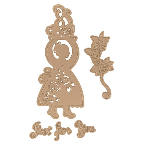 Spellbinders Shapeabilities Σιλούετα Γυναίκα Καφέ Etched/Wafer Thin Dies 2