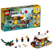 LEGO Creator 3in1 Flodhusbåt 31093 Byggsats (396 Delar)