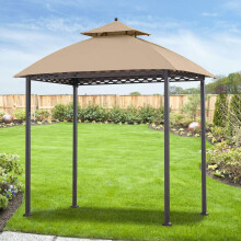 Dossel de substituio de ventos de jardim para o Gazebo Pinehurst Grill - Padro 350 - Bege - S CABER O modelo L-GG093PST-B S CABER SE voc
