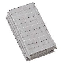 Saro Lifestyle 2136.Gy20s Cousu Colec?ia Colec?ia de bumbac amestec de bumbac cusut de linie (set de 4) 20 """" gri