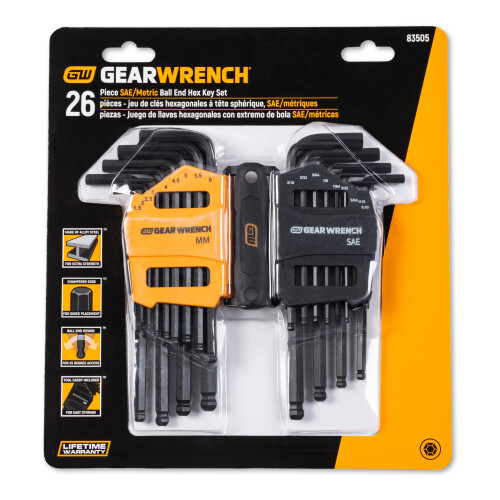 GEARWRENCH 26 Τεμάχια SAE/Μετρική Σέτ Γαλλικών Κλειδιών - 83505 2