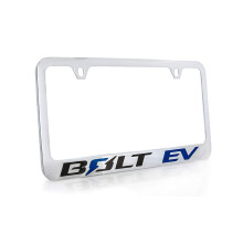 Chevrolet Bolt EV Wordmark Kennzeichenhalter aus verchromtem Metall