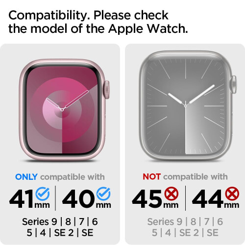 Spigen Spigen Rugged Armor Protector Designed for Apple Watch Case Series 9/8 1