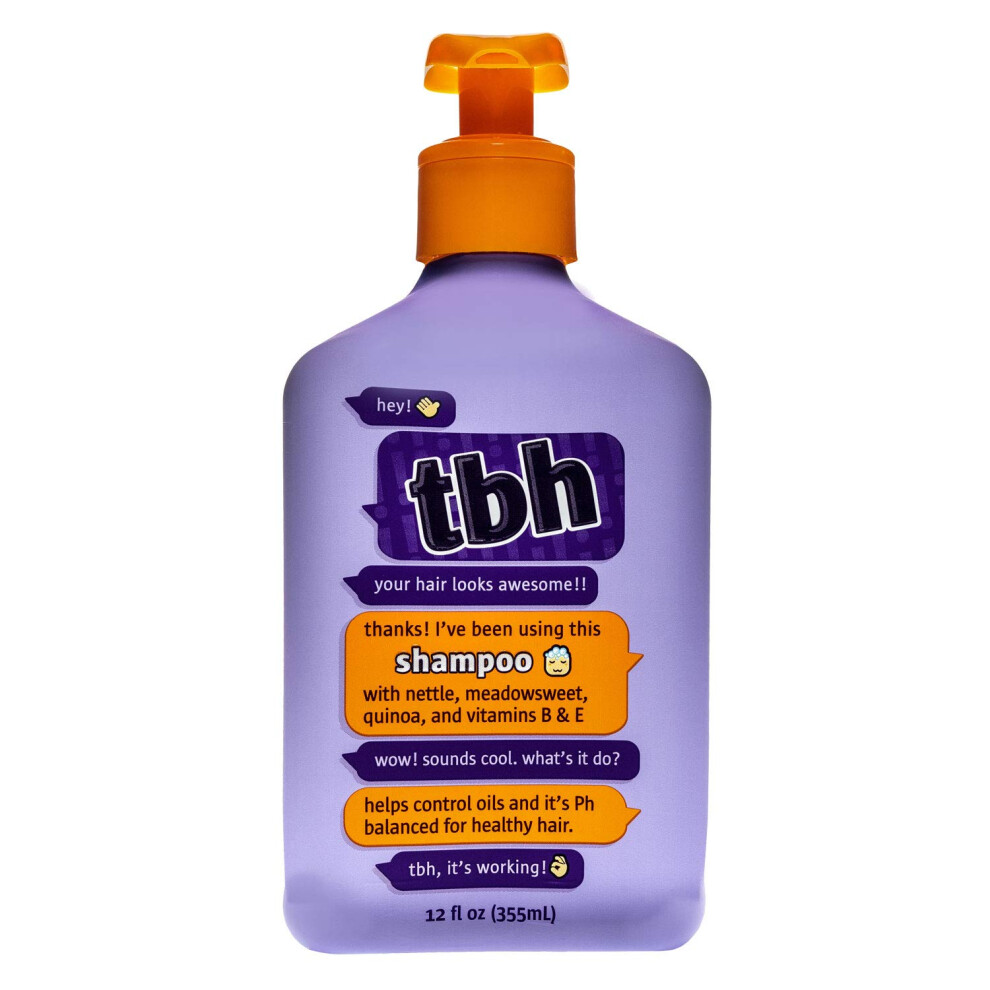 Tbh Teen Und Kids Shampoo - Tween Und Teen Shampoo F R Fettiges Haar, Sulfat- Und Parabenfreies Shampoo - 12 Oz-image