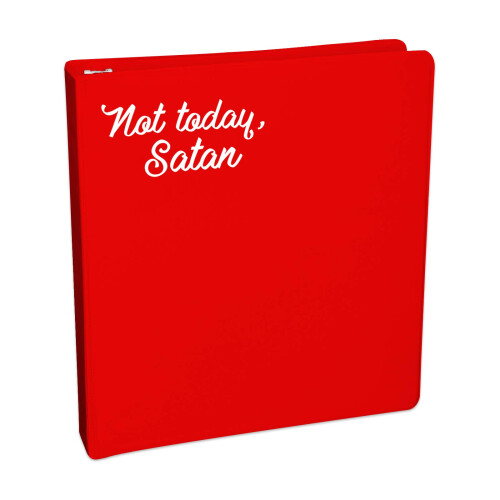 Not Today Samolepka Satan Decal Notebook Car Laptop 5,5"""" (bl) 1