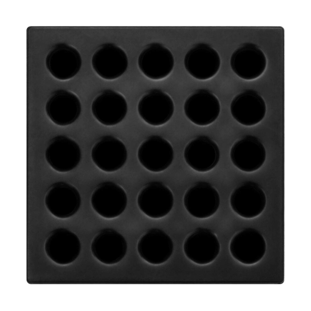 Grille De Drainage Ebbe Noir Mat-image