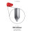Audio-Technica Audio-Technica AT-VMN95ML Microlinear Ersatz-Plattenspielernadel, rot 2