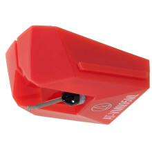 Audio-Technica AT-VMN95ML Microlinear Ersatz-Plattenspielernadel, rot