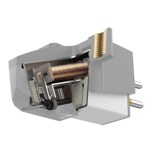 Audio-Technica Audio-Technica AT-VM95C/H Plattspelare Headshell/Cartridge Combo Kit Blå 1