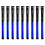 Winn Dri-Tac Midsize (+1/16"""") Black/Blue - 9 Piece Golf Grip Bundle 1