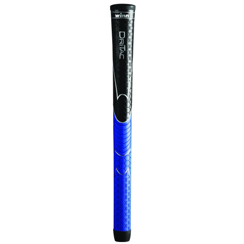 Winn Dri-Tac Midsize (+1/16"""") Black/Blue - 9 Piece Golf Grip Bundle 1
