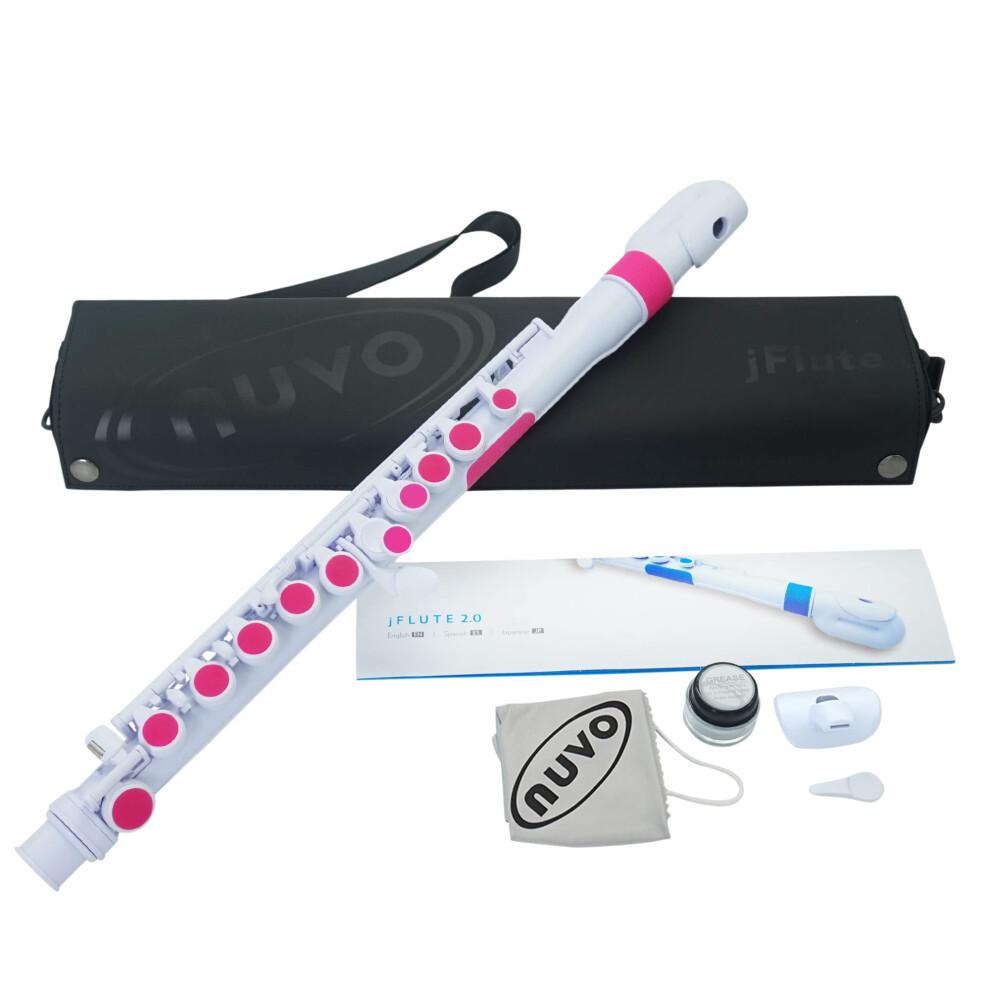 Nuvo Flute White/Pink (N220JFPK)