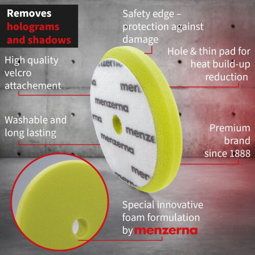 Menzerna Soft Cut Polierpad 6"" fr Oberflchen 1