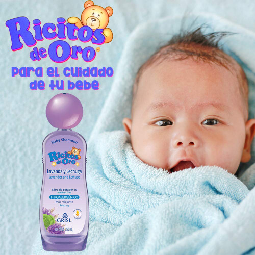 Σαμπουάν Ricitos de Oro Λεβάντα για Μωρά - 8.45 Oz (MZ-22719) 2