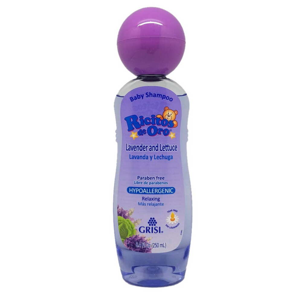 Gouden Verbond Ricitos De Oro Lavender Baby Shampoo - Para Bebe 8.45 Oz (Mz-22719)