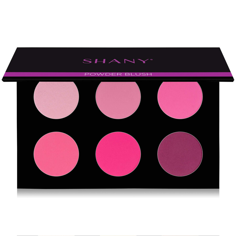 Shany Shimmer & Matte Cool-Toned Blush Palette - Layer 5 - Refill For The 6 Layer Mini Masterpiece Collection Makeup Set