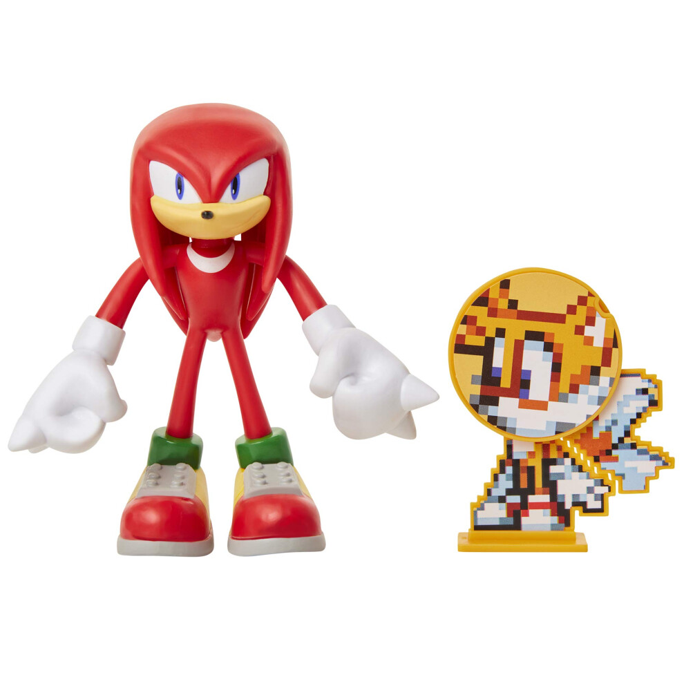 New Sonic The Hedgehog 4"" Knuckles Action Figure 400534