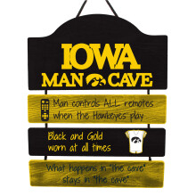 FOCO Iowa Hawkeyes NCAA 2018 Helma Mancave Sign